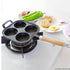 SOGA 2X 4 Mold Cast Iron Breakfast Fried Egg Pancake Omelette Fry Pan | Outdoorium