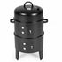 SOGA 3 In 1 Barbecue Smoker Outdoor Charcoal BBQ Grill Camping Picnic Fishing | Outdoorium