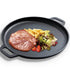SOGA Cast Iron Frying Pan Skillet Coating Steak Sizzle Platter 30cm | Outdoorium