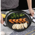SOGA Cast Iron Frying Pan Skillet Coating Steak Sizzle Platter 30cm | Outdoorium