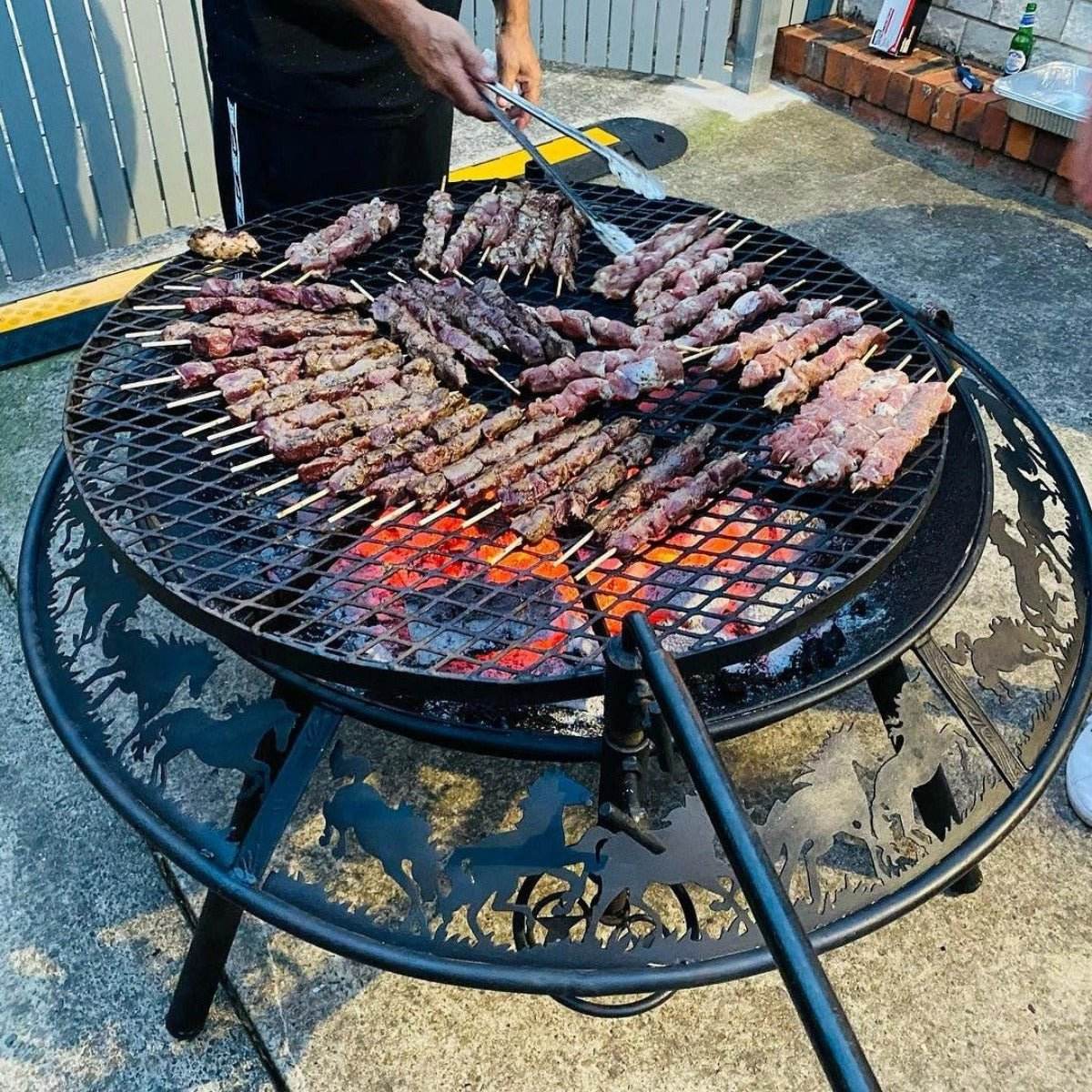 Ultimate BBQ Fire Pit 90cm | Outdoorium
