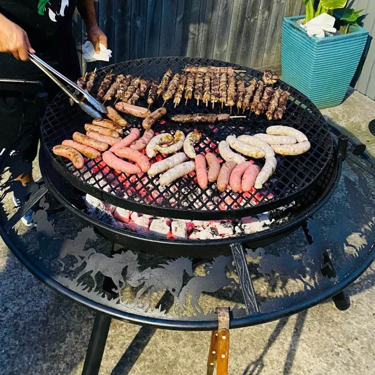 Ultimate BBQ Fire Pit 90cm | Outdoorium