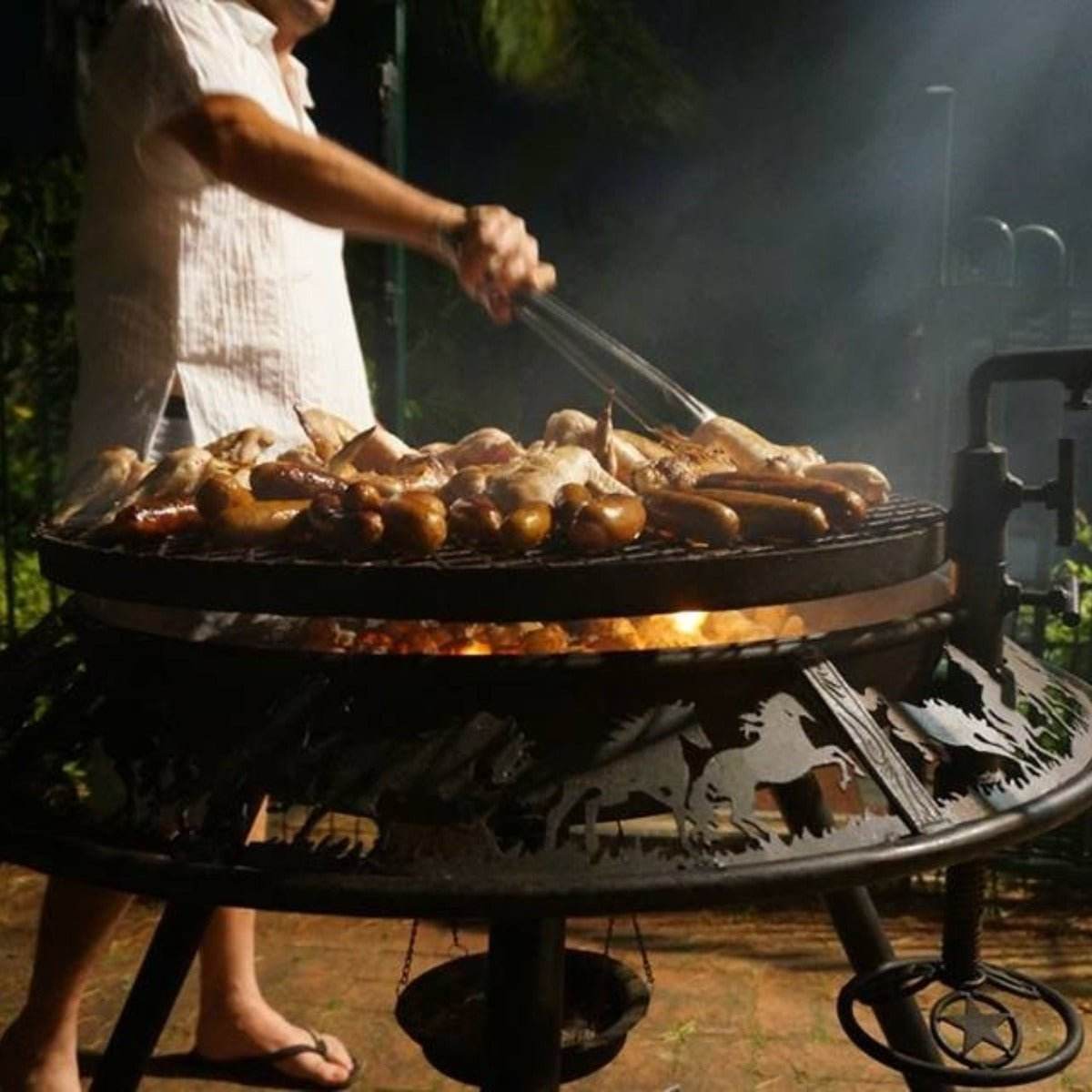 Ultimate BBQ Fire Pit 90cm | Outdoorium