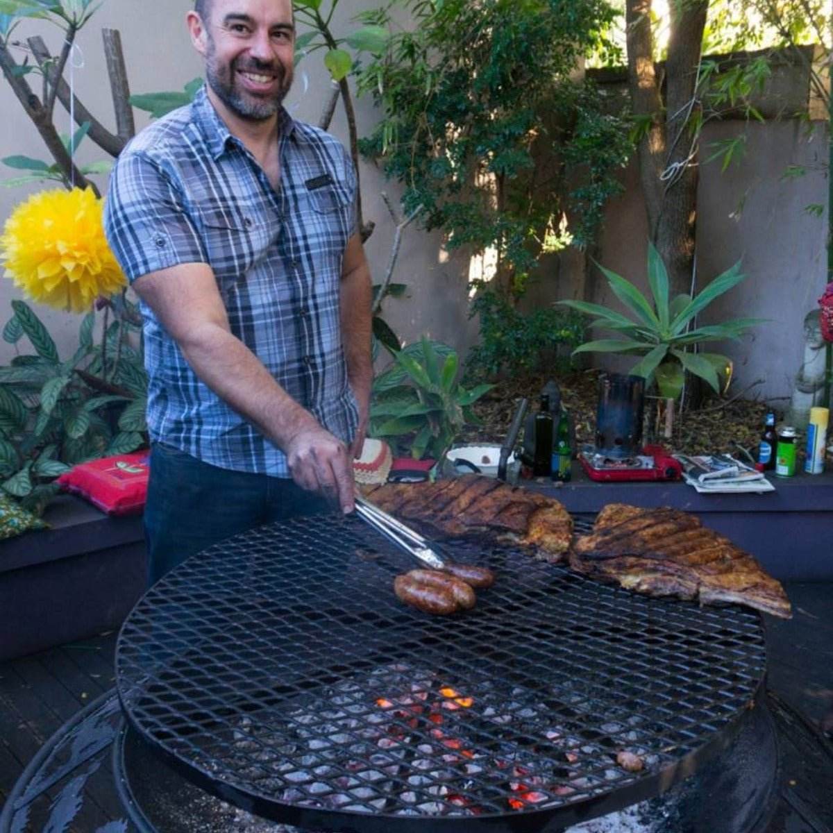 Ultimate BBQ Fire Pit 90cm | Outdoorium