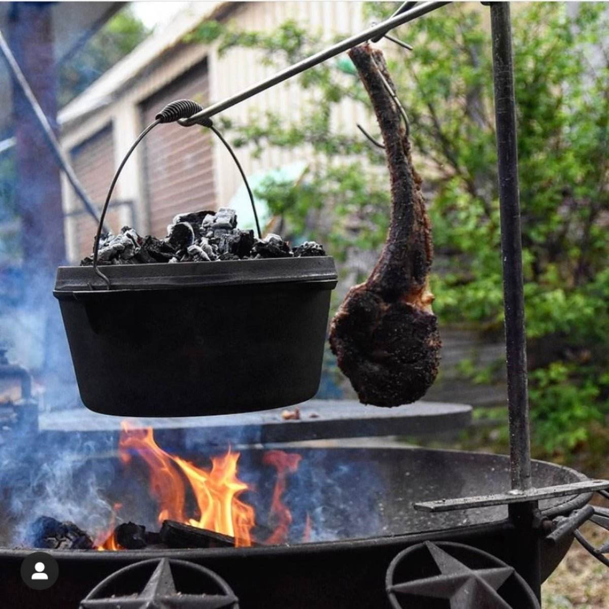 Ultimate BBQ Fire Pit 90cm | Outdoorium