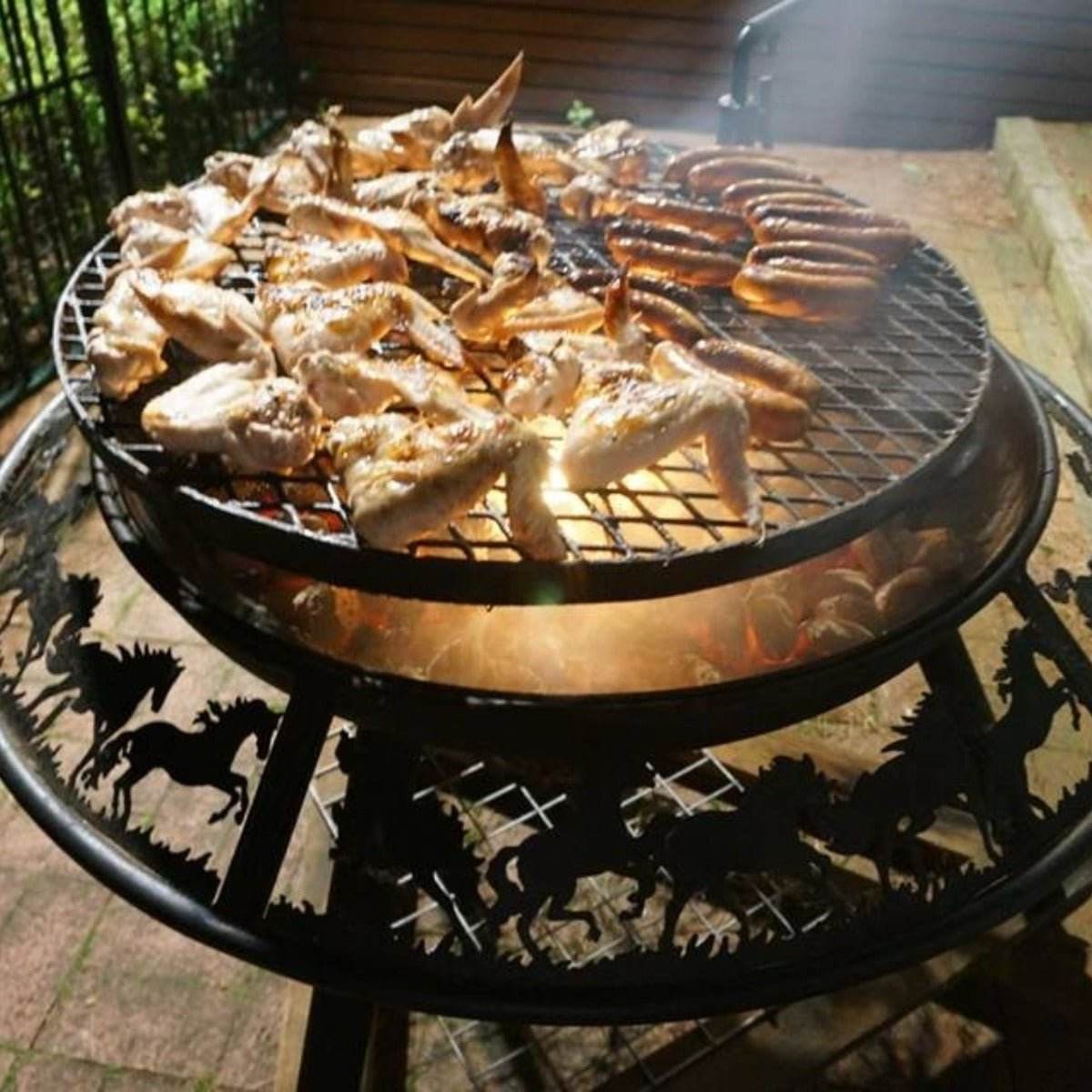 Ultimate BBQ Fire Pit 90cm | Outdoorium