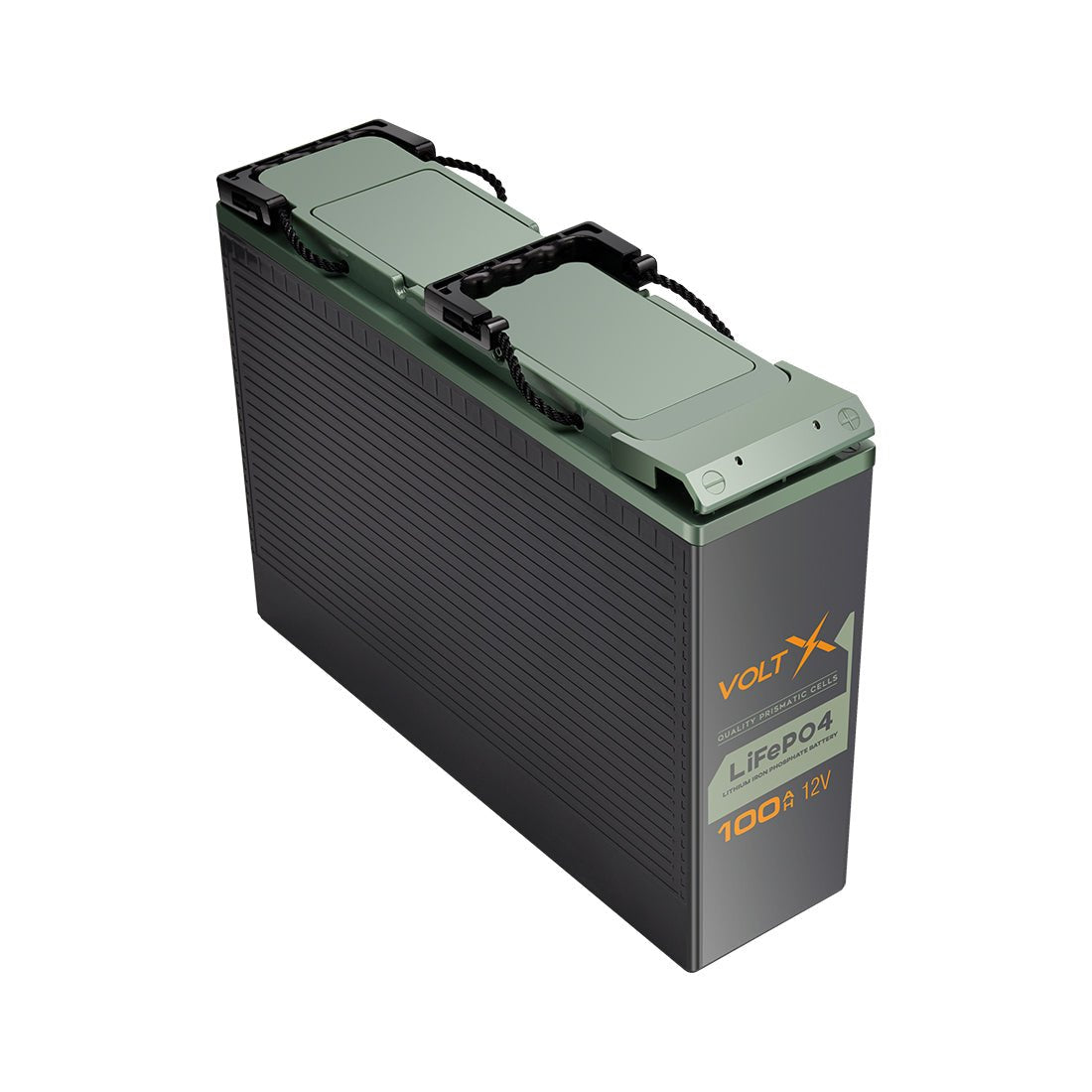 VoltX 12V Lithium Battery 100Ah Slim - Outdoorium