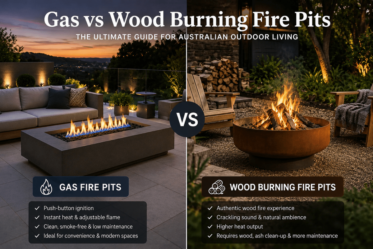 Gas vs Wood Burning Fire Pits: What Australian Outdoor Enthusiasts Should Know - Outdoorium