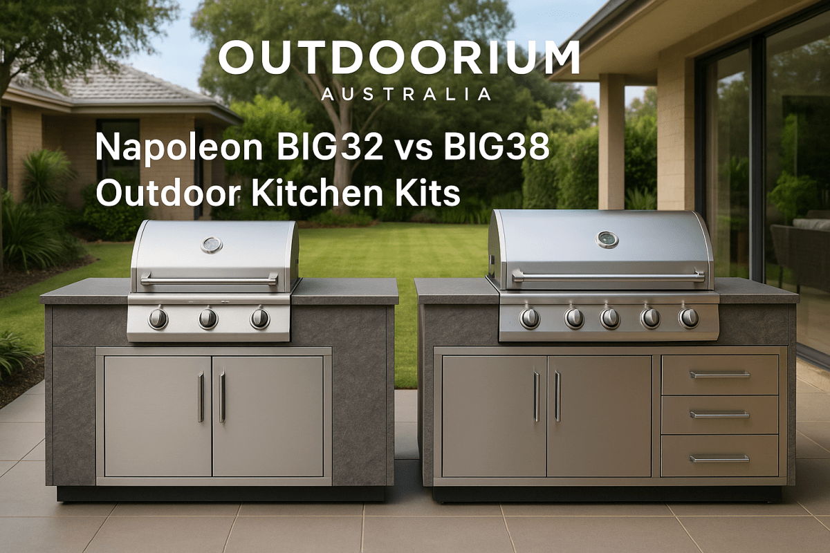 Napoleon BIG32 vs BIG38 Outdoor Kitchen Kits - Outdoorium