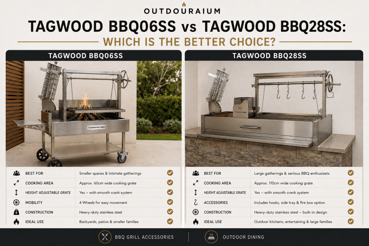 Tagwood BBQ06SS vs Tagwood BBQ28SS: Which Is the Better Choice? - Outdoorium
