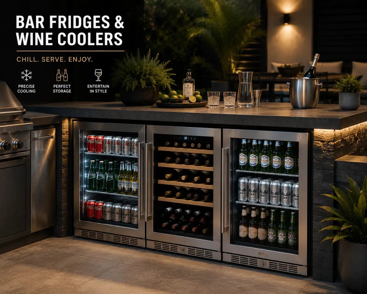 Bar Fridges & Wine Coolers - Outdoorium