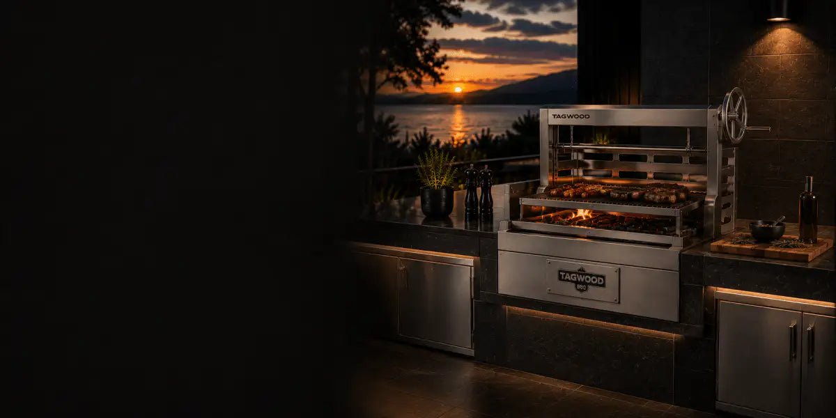 Built-In Argentine Grills – Tagwood Parrilla BBQ for Outdoor Kitchens - Outdoorium