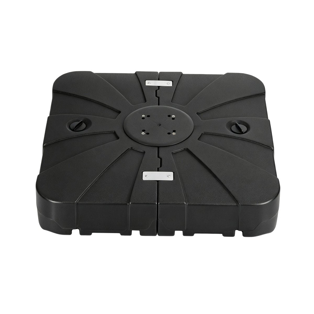 Outdoor umbrella bases for centre-pole and cantilever umbrellas