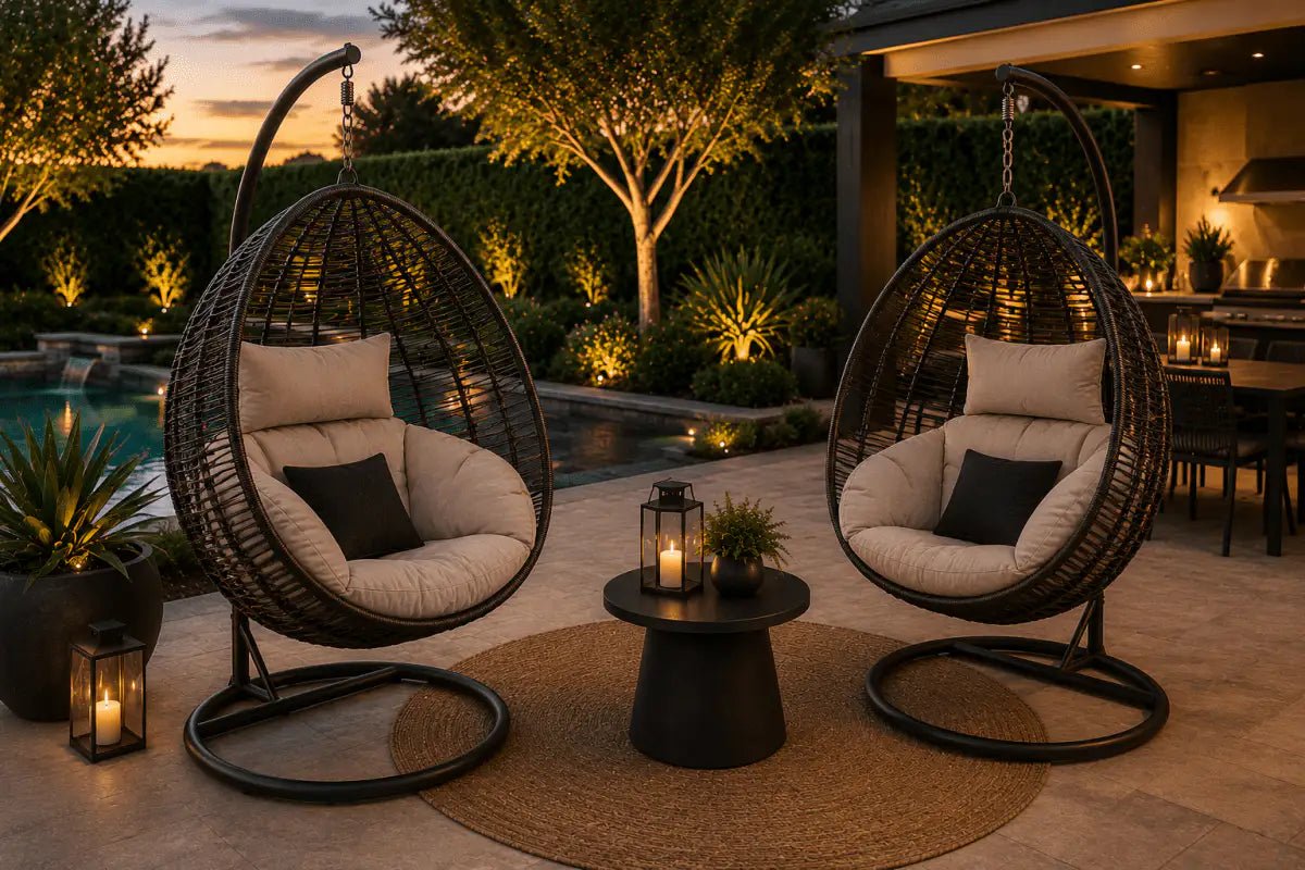 Outdoor Hanging Egg Chairs - Outdoorium