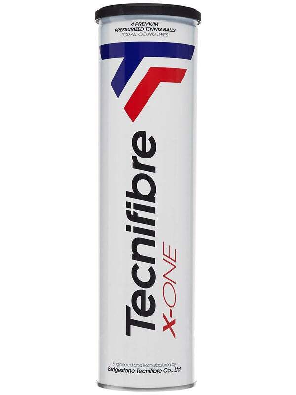 1 Can of 4 Tecnifibre X - One 4 Tournament Tennis Balls - ITF &amp; USTA Approved - Outdoorium