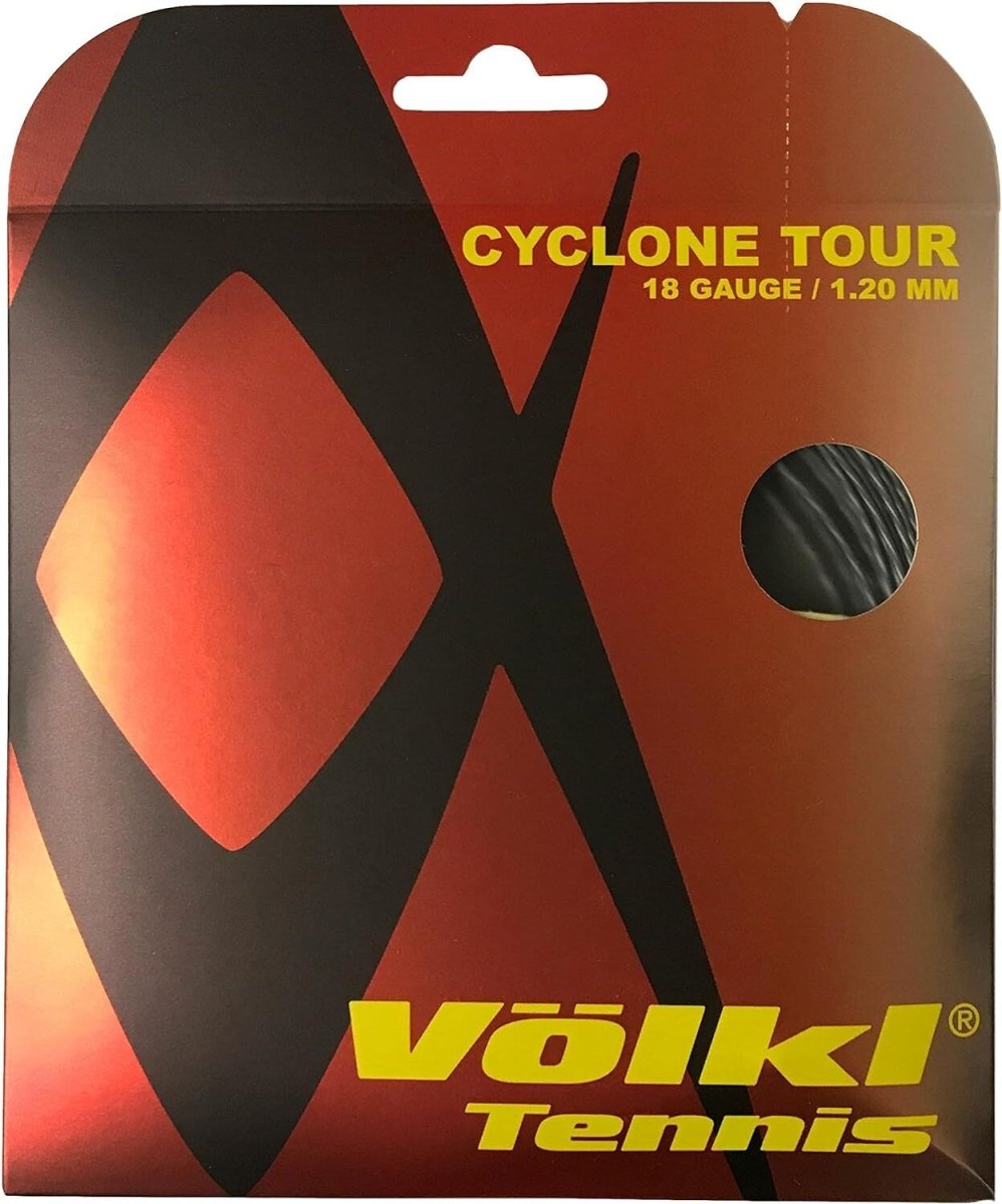 1 Pack Volkl Cyclone Tour 18g/1.20mm Tennis Racquet Strings - Anthracite - Outdoorium