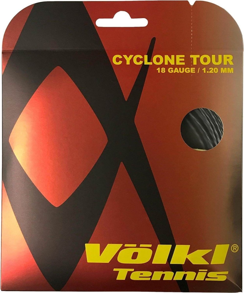 1 Pack Volkl Cyclone Tour 18g/1.20mm Tennis Racquet Strings - Anthracite | Outdoorium
