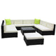 Gardeon 10-Piece Outdoor Wicker Sofa Set - Modular Lounge Setting - View 1