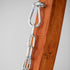 Pacific Hammocks 12ft Larch Wood Arc Hammock Stand & King Quilted Hammock in Brown - stand detail 2