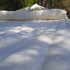 Pacific Hammocks 12ft Larch Wood Arc Hammock Stand & King Quilted Hammock in Cream - hammock view 10