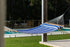Pacific Hammocks 12ft Larch Wood Arc Hammock Stand & King Quilted Hammock in Hamptons Stripe - hammock view 7