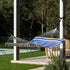 Pacific Hammocks 12ft Larch Wood Arc Hammock Stand & King Quilted Hammock in Hamptons Stripe - hammock view 8