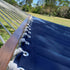 Pacific Hammocks 12ft Larch Wood Arc Hammock Stand & King Quilted Hammock in Navy Blue - hammock view 10