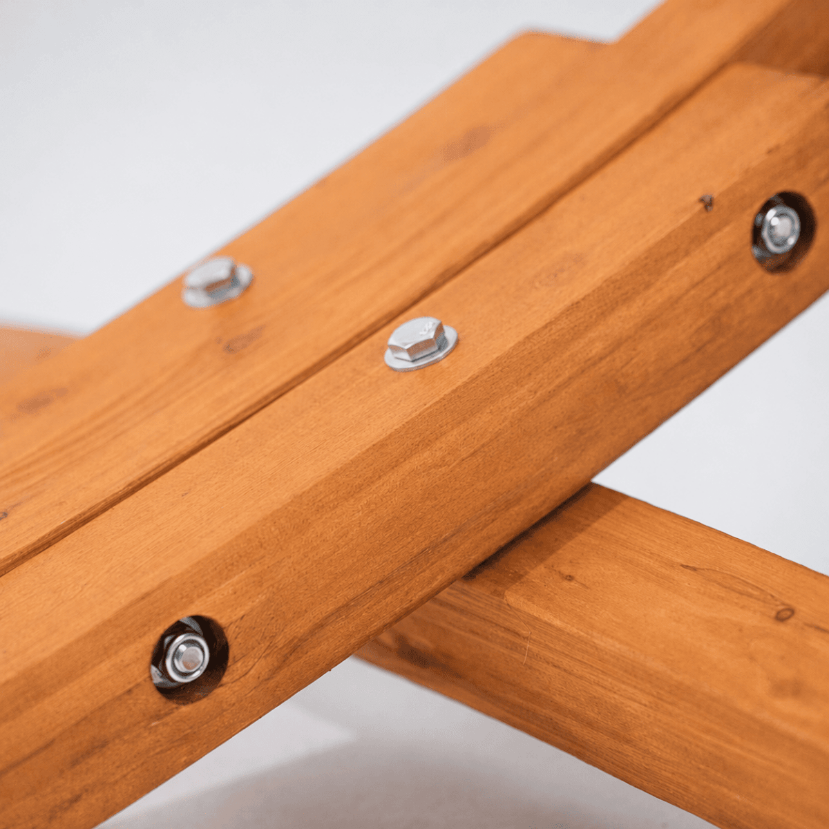 Pacific Hammocks 12ft Larch Wood Arc Hammock Stand frame connection detail