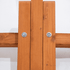 Pacific Hammocks 12ft Larch Wood Arc Hammock Stand hardware detail