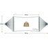 12ft Natural Wooden Arc Hammock Stand & Caribbean Polyester Rope Hammock | Outdoorium
