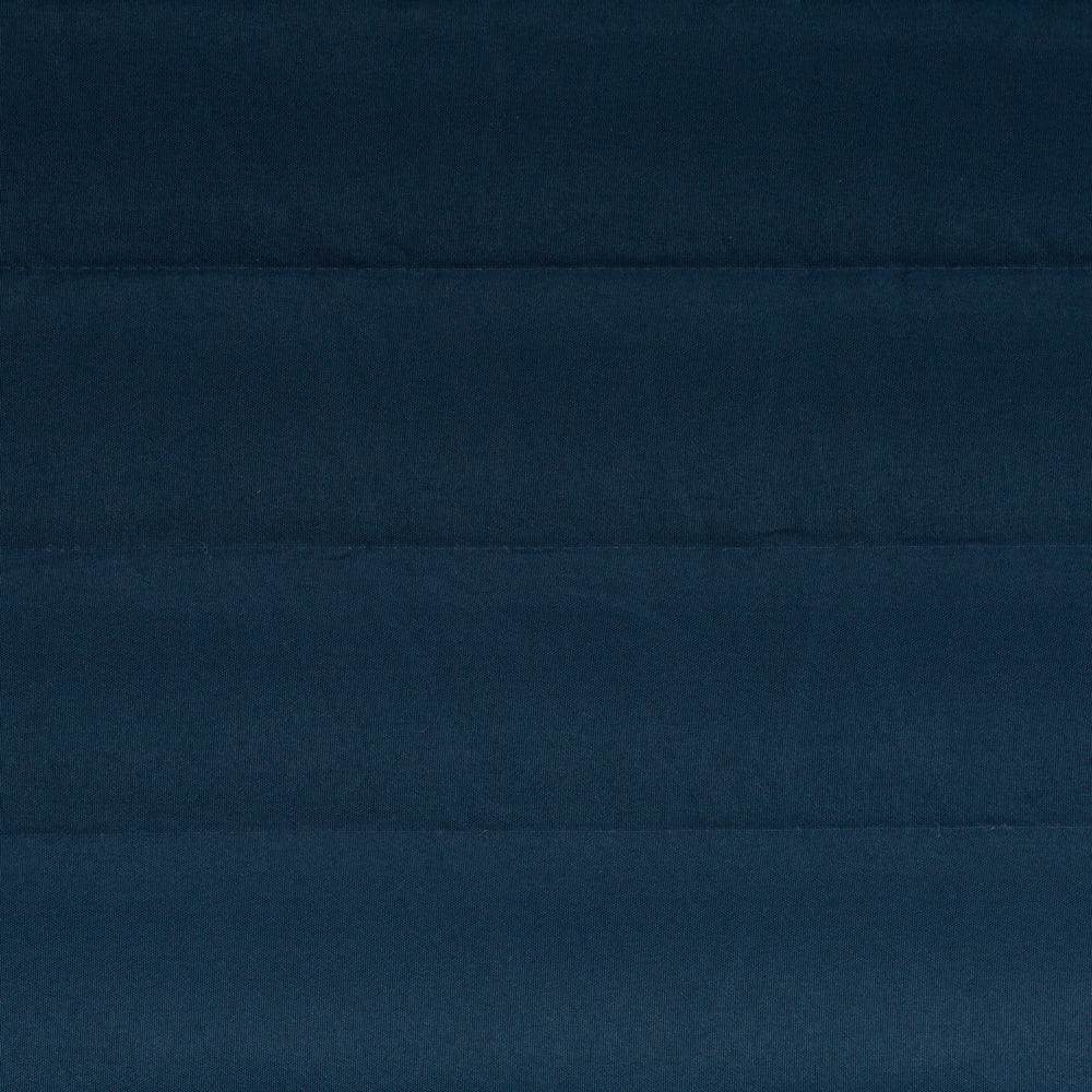 12ft Natural Wooden Arc Hammock Stand & King Quilted Hammock in Navy Blue | Outdoorium