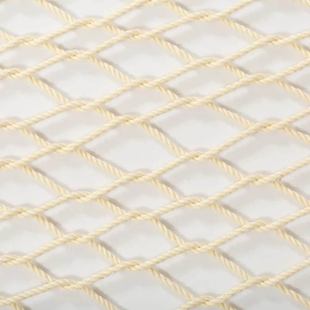 12ft Natural Wooden Arc Hammock Stand & Resort Polyester Rope Hammock | Outdoorium