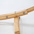 12ft Natural Wooden Arc Hammock Stand & Resort Polyester Rope Hammock | Outdoorium