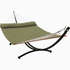 Pacific Hammocks 12ft Steel Arc Hammock Stand with Olive King Quilted Hammock