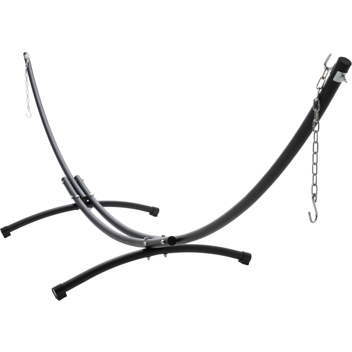 Pacific Hammocks 12ft Steel Arc Hammock Stand in Black