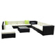 Gardeon 12-Piece Outdoor Wicker Sofa Set - Modular Lounge Setting