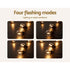 17m Solar Festoon Lights Outdoor LED String Lights 2 Pack - Outdoorium