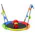 1m Tree Swing in Multi-Color Rainbow Kids Indoor/Outdoor Round Mat Saucer Swing - Outdoorium