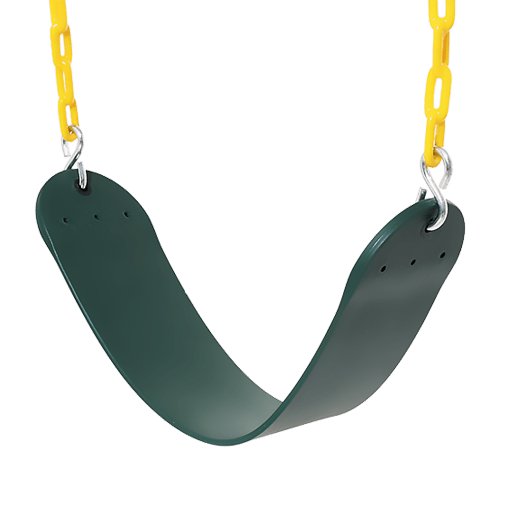 2 Pack Swings Seats Heavy Duty 66" Chain Plastic Coated Playground Swing | Outdoorium
