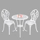 2 Seater Dominique Cast Aluminium Bistro Set | Outdoorium