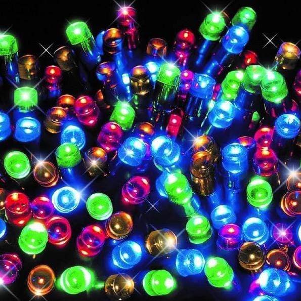 20 LED Lights - Battery Operated available in 2 Colors - Multicolor - Outdoorium