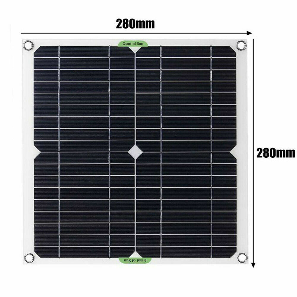 200W 12V Solar Panel Kit With Regulator 200 watt Mono Caravan Camping Charger - Outdoorium