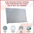 3.4m Caravan Privacy Screen Side Sunscreen Sun Shade for 12' Roll Out Awning - Outdoorium
