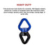 360 Rotating Swing Swivel Hardware Hammock Hanger | Outdoorium