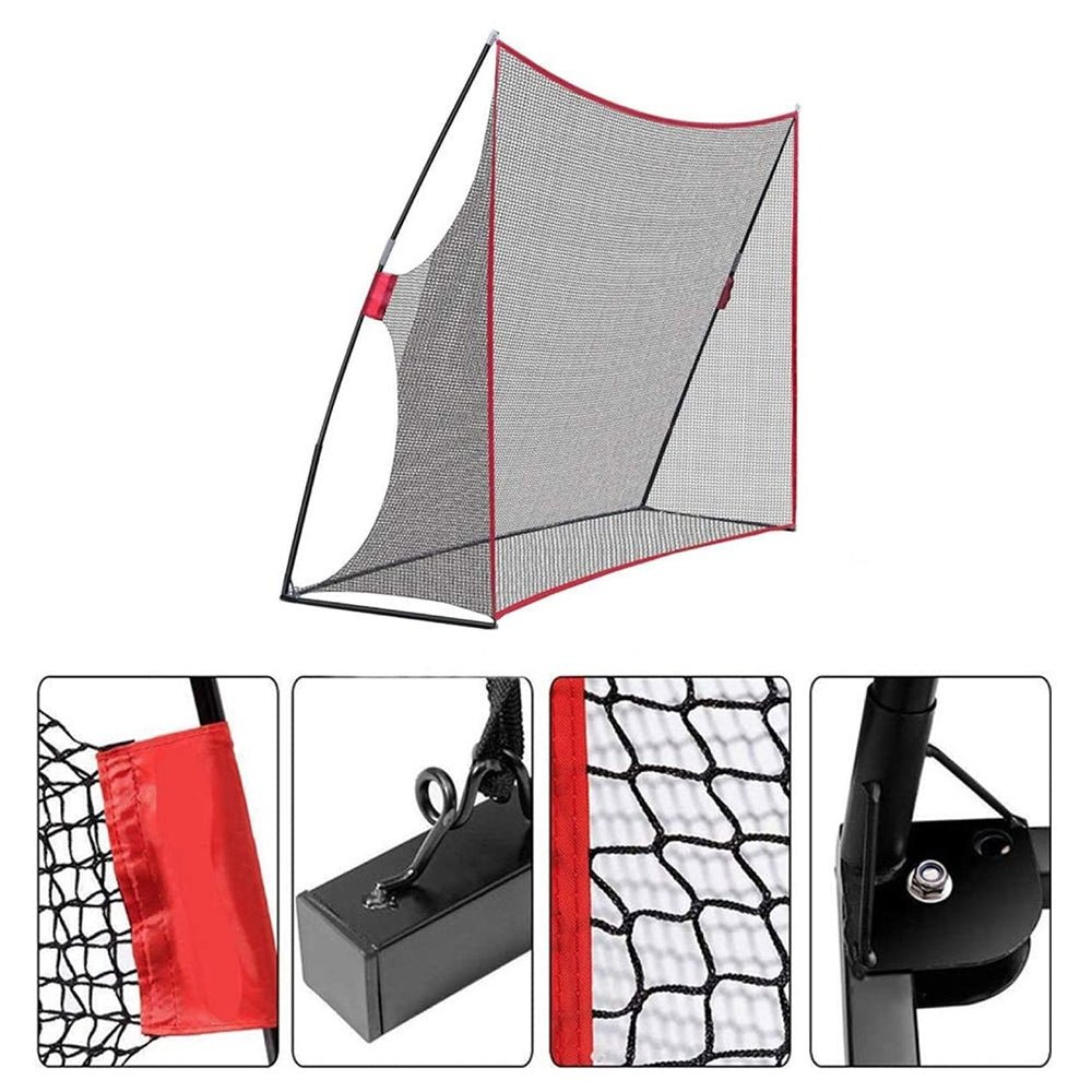 3M Huge Golf Practice Net Portable Hitting Swing Training Net Outdoor +Carry Bag - Outdoorium