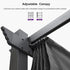 3x4M Aluminium Pergola Marquee with Retractable Roof – Garden Canopy | Outdoorium