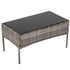 4 Seater Wicker Outdoor Lounge Set &8211; Mixed Grey | Outdoorium