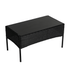4 Seater Wicker Outdoor Lounge Set - Black | Outdoorium