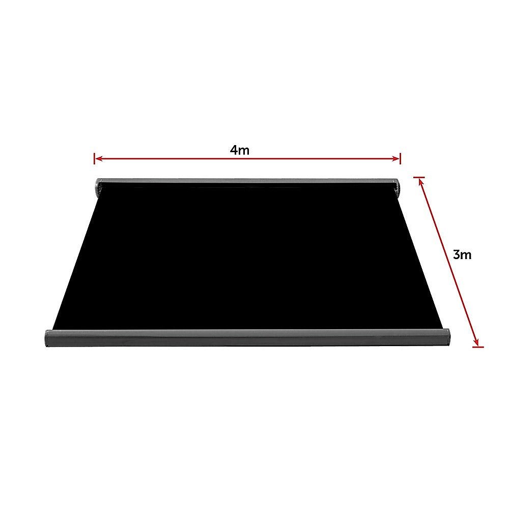 4.0m x 3.0m Retractable Folding Arm Awning Heavy Duty Full Cassette Motorised - Outdoorium