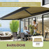 4.0m x 3.0m Retractable Folding Arm Awning Heavy Duty Full Cassette Motorised | Outdoorium